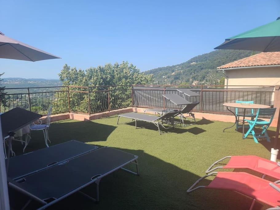De 1 A 6 Avec Terrasse Solarium, Vue Panoramique Et Parking Gratuit Διαμέρισμα Γκρας Εξωτερικό φωτογραφία