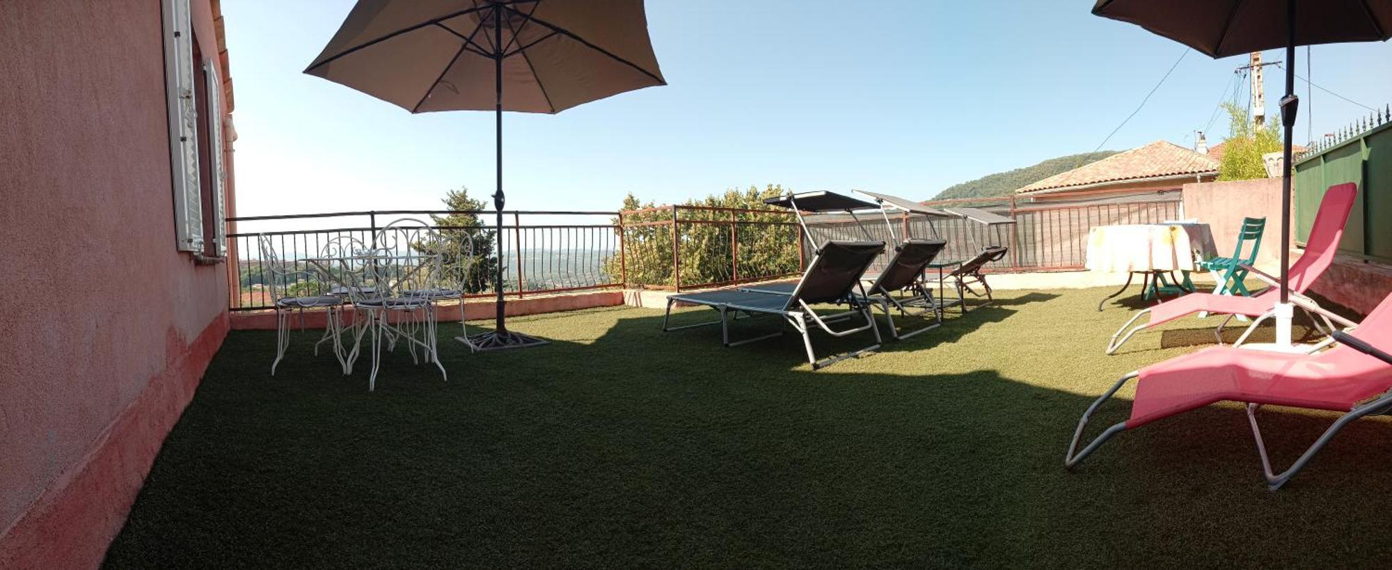 De 1 A 6 Avec Terrasse Solarium, Vue Panoramique Et Parking Gratuit Διαμέρισμα Γκρας Εξωτερικό φωτογραφία